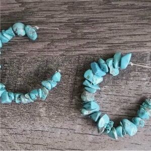Turquoise Hoop Earrings